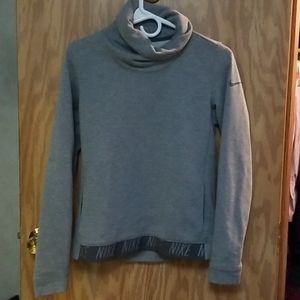 Gray cowl neck sweatshirt